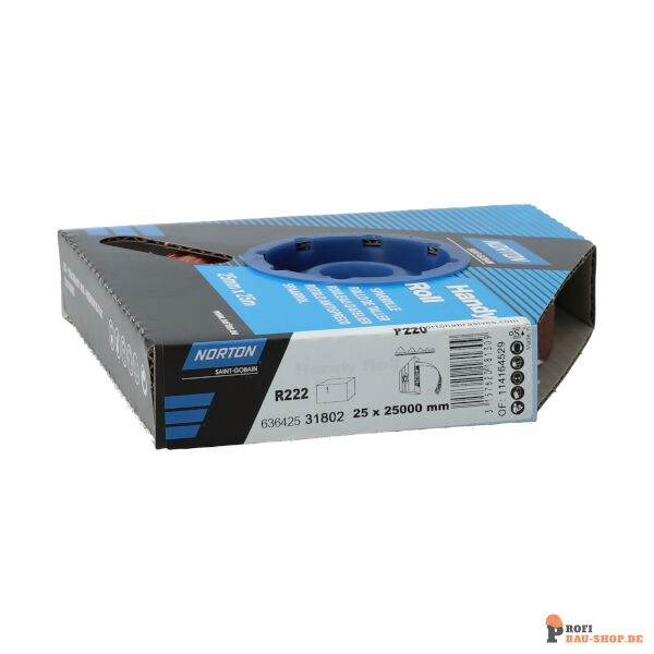 nortonschleifmittel/NORTON_schleifmittel_63642531802 Handy Rolls Norton R222 25.00x25m Grit 220_140696